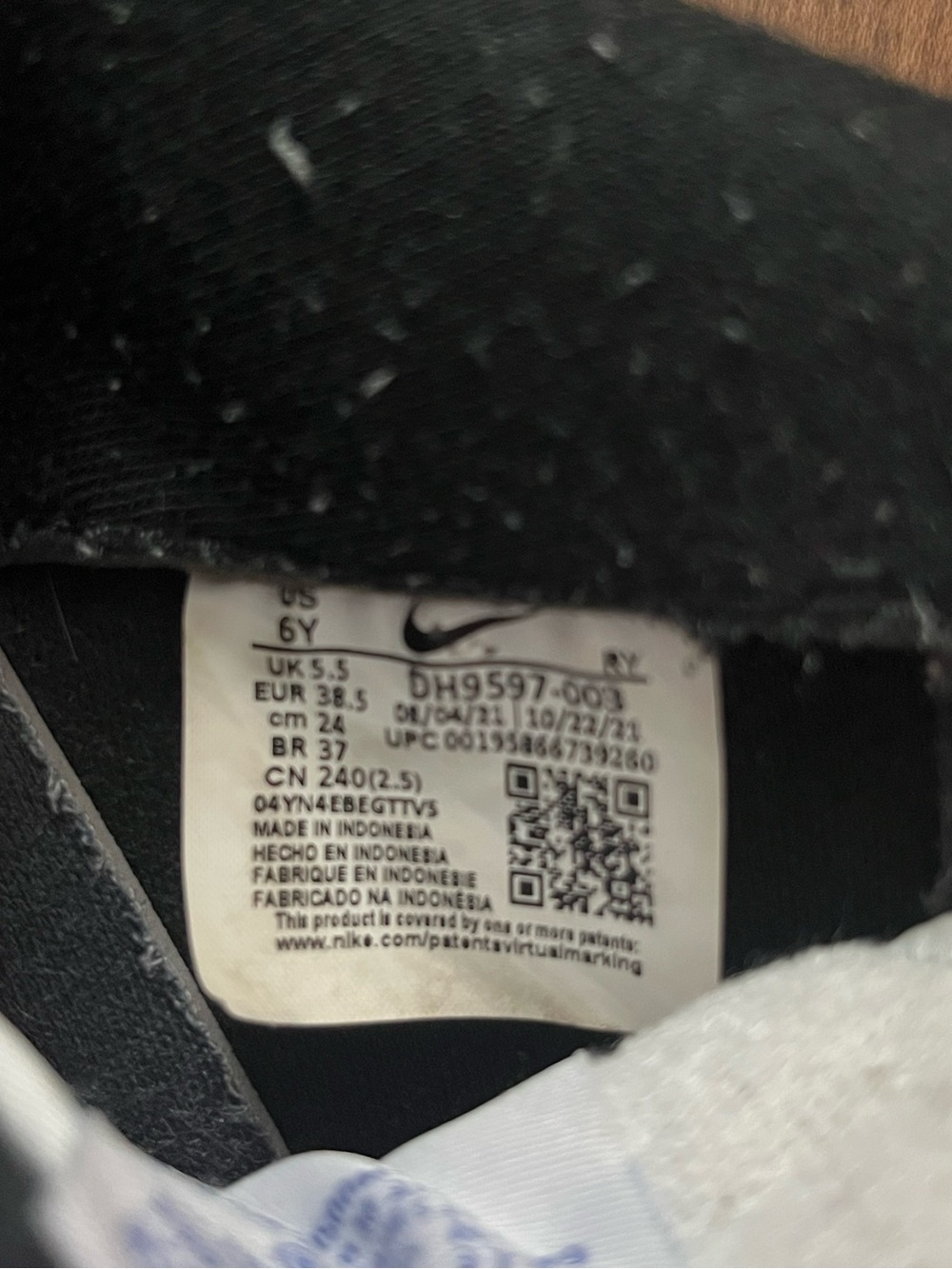 YOUTH AIR FORCE ONES - Picture 5 of 5